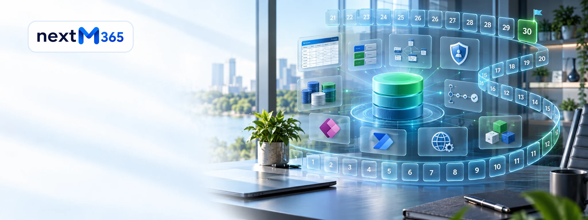 30 Days of Microsoft Dataverse learning series hero showing a structured Dataverse roadmap