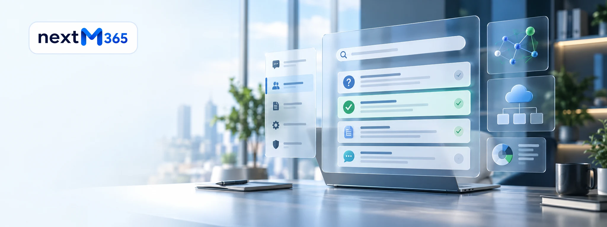 Search and answer workspace illustration